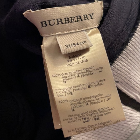 Burberry reversible boy sweater - Picture 6 of 6